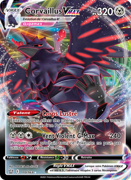 Corvaillus VMAX 110/183 — Pokémon Styles de combat (BST)
