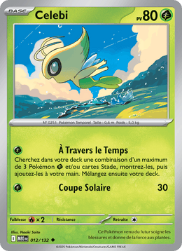Celebi 012/188 Pokémon Méga-Évolution (ME01)