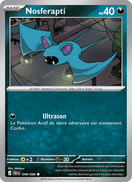 Nosferapti 049/122 Pokémon Chaos Ascendant (ME04)