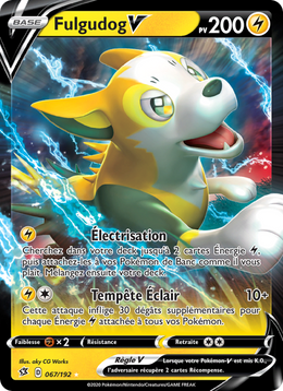 Fulgudog V 67/209 Pokémon Clash des Rebelles