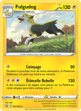 Fulgudog 53/183 Pokémon Styles de combat (BST)