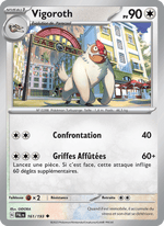 Vigoroth 161/279 Pokémon Évolutions à Paldea (EV02)