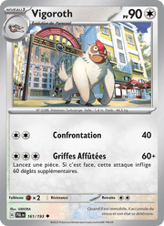 Vigoroth 161/279 Pokémon Évolutions à Paldea (EV02)