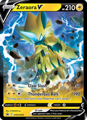 Zeraora V SWSH263/PROMO — Pokémon Promo Épée et Bouclier (SWSHP)