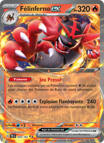 Félinferno-ex - Incineroar ex - Forces Temporelles 034