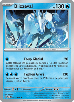Blizzeval 054/295 Pokémon Héros Transcendants (ME2.5)