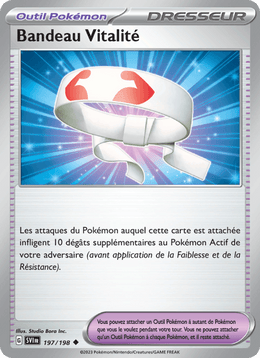 Bandeau Vitalité 197/258 Pokémon Écarlate et Violet (EV01)