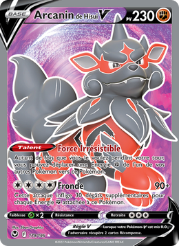 Arcanin de Hisui V 179/245 — Pokémon Tempête Argentée (SIT)