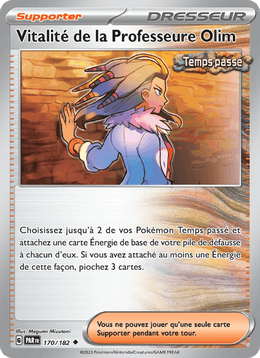 Vitalité de la Professeure Olim 170/266 Pokémon Faille Paradoxe (EV04)