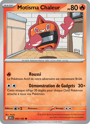 Motisma Chaleur 043/244 Pokémon Rivalités Destinées (EV10)