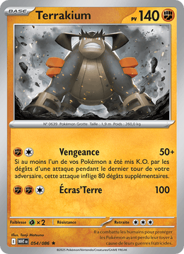 Terrakium 054/173 Pokémon Flamme Blanche (WHT)