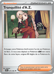 Tranquillité d'A.Z. 076/122 Pokémon Chaos Ascendant (ME04)