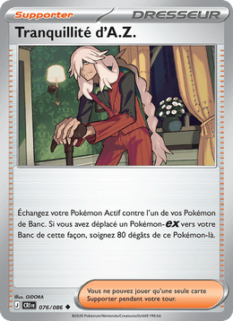 Tranquillité d'A.Z. 076/122 Pokémon Chaos Ascendant (ME04)