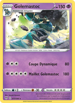 Golemastoc 77/201 Pokémon Ténèbres Embrasées