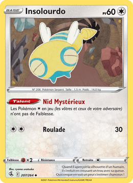 Insolourdo 207/284 Pokémon Poing de Fusion (FST)