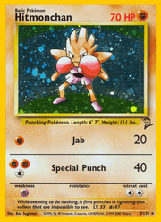 Hitmonchan 8/130 Pokémon Base Set 2 (B2)