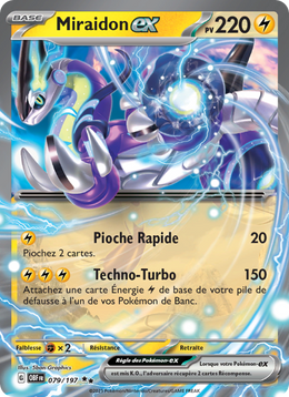 Miraidon-ex - Miraidon ex - Flammes Obsidiennes 079