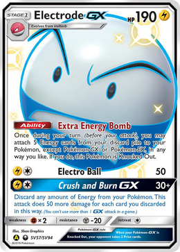 Électrode-GX SV57/94 — Pokémon Destinées Occultes Coffre Étincelant (SMA)