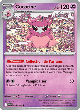 Cocotine 036/124 Pokémon Équilibre Parfait (ME03)