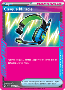 Casque Miracle 183/252 Pokémon Étincelles Déferlantes (EV08)