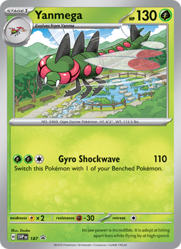 Yanmega 187/PROMO — Pokémon Promo Écarlate et Violet (SVP)