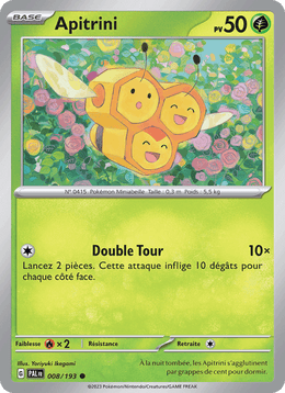 Apitrini 008/279 Pokémon Évolutions à Paldea (EV02)