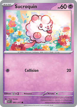 Sucroquin 093/295 Pokémon Héros Transcendants (ME2.5)