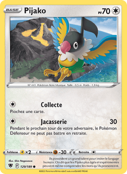 Pijako 129/216 Pokémon Astres Radieux (ASR)