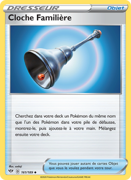 Cloche Familière 161/201 Pokémon Ténèbres Embrasées