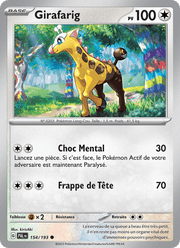 Girafarig 154/279 Pokémon Évolutions à Paldea (EV02)