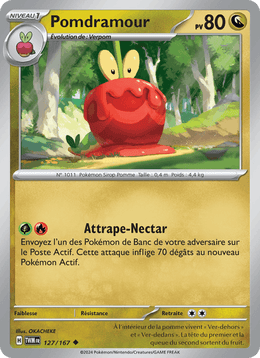 Pomdramour 127/226 Pokémon Mascarade Crépusculaire (EV06)