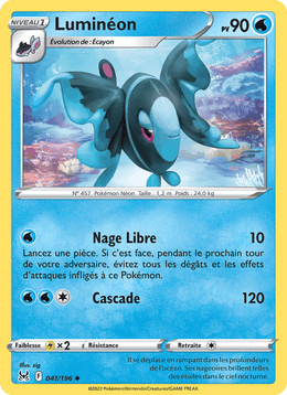 Luminéon 041/217 Pokémon Origine Perdue (LOR)