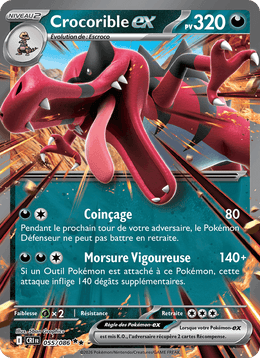 Crocorible-ex 055/122 Pokémon Chaos Ascendant (ME04)