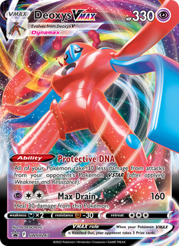 Deoxys VMAX SWSH267/PROMO — Pokémon Promo Épée et Bouclier (SWSHP)
