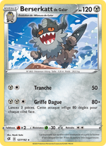 Berserkatt de Galar 127/209 Pokémon Clash des Rebelles
