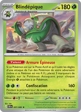 Blindépique 007/122 Pokémon Chaos Ascendant (ME04)