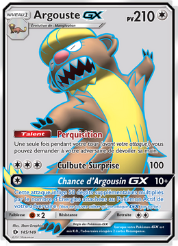 Argouste GX 145/163 — Pokémon Soleil et Lune (SUM)