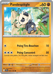 Pandespiègle 083/190 Pokémon Aventures Ensemble (EV09)