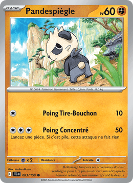 Pandespiègle 083/190 Pokémon Aventures Ensemble (EV09)