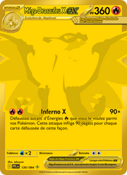 Méga-Dracaufeu X-ex - Mega Charizard X ex - Flammes Fantasmagoriques 130