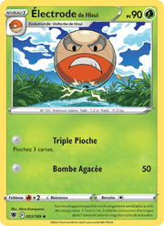 Électrode de Hisui 003/216 Pokémon Astres Radieux (ASR)