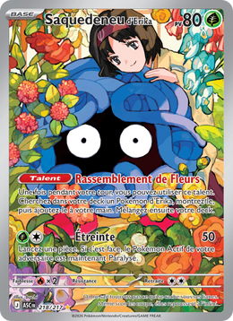 Saquedeneu d'Erika - Erika's Tangela - Héros Transcendants 218