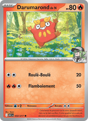 Darumarond de N 032/295 Pokémon Héros Transcendants (ME2.5)