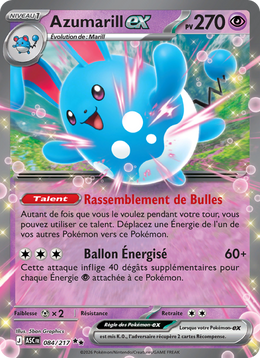 Azumarill-ex - Azumarill ex - Héros Transcendants 084