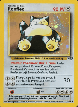 Ronflex 11/64 Pokémon Jungle (JU)