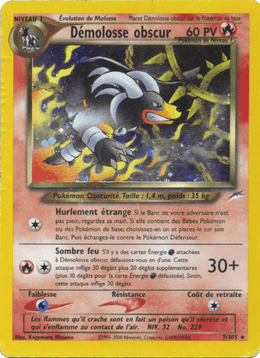 Démolosse obscur 7/113 Pokémon Neo Destiny (N4)