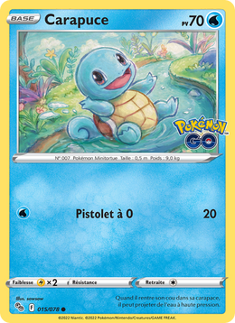 Carapuce 015/88 Pokémon Pokémon GO