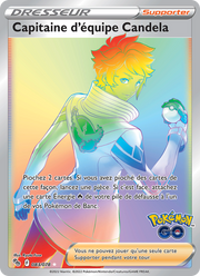 Capitaine d'équipe Candela 083/88 Pokémon Pokémon GO