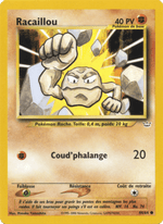 Racaillou 44/66 Pokémon Neo Revelation (N3)