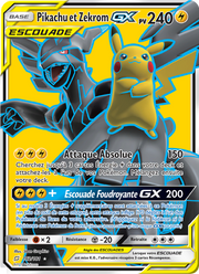 Pikachu et Zekrom GX 162/196 — Pokémon Duo de Choc (TEU)